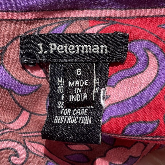 J. Peterman Bohemian Boho MIDI Skirt Size 6 - Picture 6 of 8